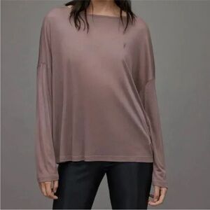 ALLSAINTS Rita Francesco Long Sleeve Tee- size XS